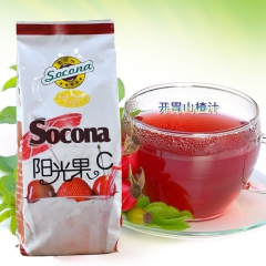 Socona阳光果C 开胃山楂汁口味固体饮料1000g 冲饮...