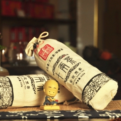 特价批发湖南黑茶 安化十两花卷金花茶 12年陈年黑茶一件代发