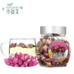 小姿美罐装芬芳馥郁法兰西玫瑰花茶 淡雅清香玫瑰花草茶批发代理