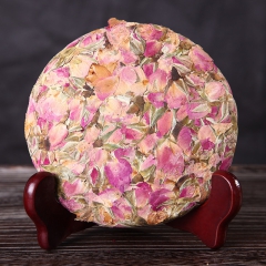 普洱知味茶厂  法兰西玫瑰花茶   花草茶   玫瑰花花饼 ...