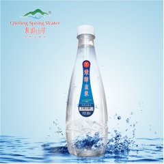 秦岭山泉富锶含硒天然水弱碱性山泉水塑料瓶369ml*20瓶箱...