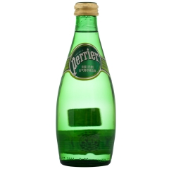 法国进口矿泉水 Perrier/巴黎水原味天然矿泉水330m...