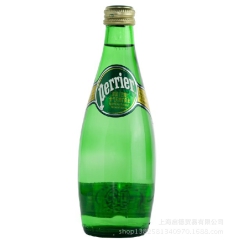 24瓶法国进口天然矿泉水 Perrier巴黎水天然含气矿泉水...