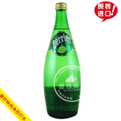 青柠味 法国进口巴黎水青柠天然矿泉水 330ml*24瓶 P...