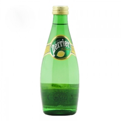 法国进口矿泉水 Perrier/巴黎水柠檬天然矿泉水330m...