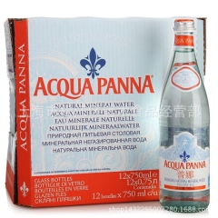 意大利进口 PANNA 普娜矿泉水750ml*12瓶 普娜天...
