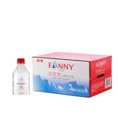 加拿大进口芬尼湾冰川饮用天然水350ml*12小瓶整箱非含气...