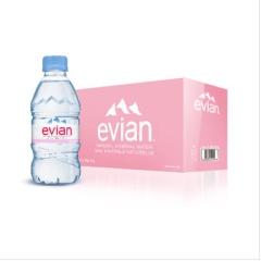 法国进口evian依云矿泉水 330ML 正品新货 整箱24...
