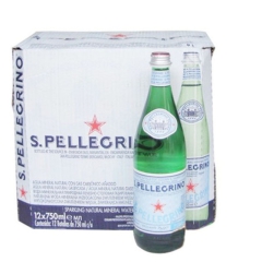意大利 圣培露 天然有气矿泉水 750ml*12瓶/箱