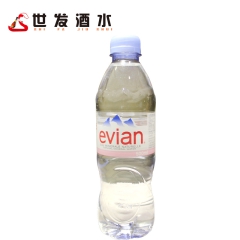 进口依云矿泉水 法国阿尔卑斯山北部依云镇 矿泉水批发500m...