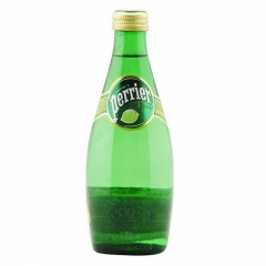 法国进口矿泉水 Perrier/巴黎水青柠天然矿泉水330m...