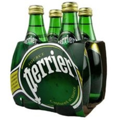 巴黎水Perrier 天然有气矿泉水 原味 法国进口 330...