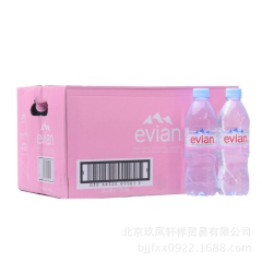 法国进口 evian依云 天然矿泉水 500ml*24瓶