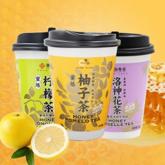 冲调饮品批发恒寿堂蜜炼蜂蜜柚子茶 茶饮料 花茶热饮 15杯/...
