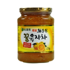 比亚乐蜂蜜柚子茶 韩国原装进口570g/罐 果味茶饮料