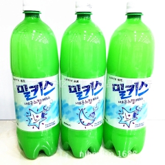 韩国进口 乐天牛奶苏打 1.5L乐天妙之吻乳味碳酸饮料 整箱...