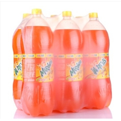 美年达（Mirinda）橙味碳酸饮料 2L*6瓶