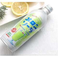 日本进口sangaria三佳利(哈密瓜味)碳酸饮料
