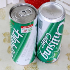 韩国进口食品批发 乐天七星冰柠碳酸饮料 250ml*30听/...