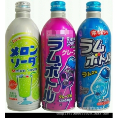 日本进口新加利亚波子汽水 三款味 碳酸饮料 500ml*24...