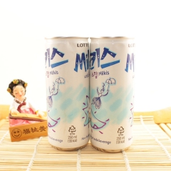 韩国食品批发 乐天牛奶碳酸饮料 250ml 一板30瓶