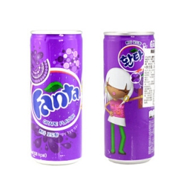 韩国原装进口批发 碳酸饮料 芬达（葡萄味）多口味 韩国零食批...