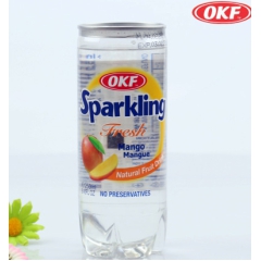 OKF芒果味苏打水250ml 碳酸饮料 水果味饮料冷饮 韩国...