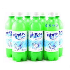 正品行货 韩国进口LOTTE乐天妙之吻乳味碳酸饮料 500m...