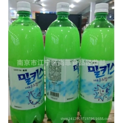 韩国原装进口饮料  乐天牛奶苏打碳酸饮料  整箱批发