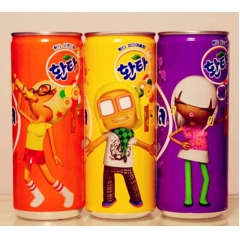 韩国原装进口 碳酸饮料 芬达（菠萝味） 韩国进口食品