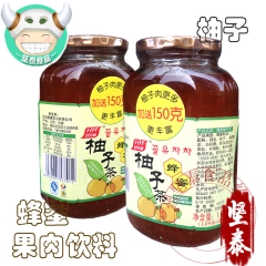 韩国风味果茶 好有福蜂蜜柚子茶 柚子酱 花果茶1.15kg ...