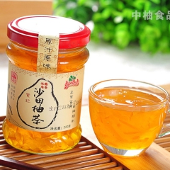 厂家供应 原汁原味冲调饮品贵妃蜂蜜柚子茶220g 美味营养一...