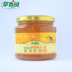 【草香园蜂蜜柚子茶500g】 蜜炼果汁果茶冲饮批发 江浙沪包...