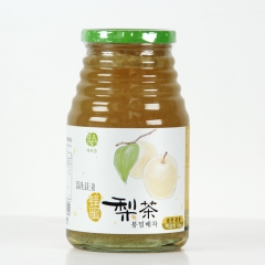 店内新品冲剂饮品 韩国原装进口多美乐蜂蜜梨茶 1kg*12瓶...