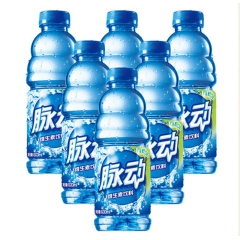 限量版 四支装脉动维生素功能饮料 青柠蜜桃味可混装 600m...