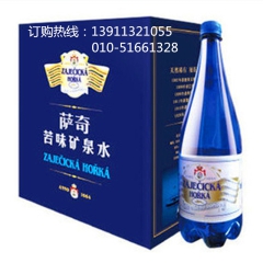 萨奇苦味矿泉水1000mlx6瓶箱装