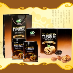 长腿袋鼠 石磨原浆 植物蛋白饮料 核桃花生露240ml*20