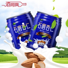 长腿袋鼠石磨杏仁山杏仁磨制健康植物蛋白饮料一箱20*240m...