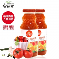 合德堂100%甄果蔬汁 12*236ml整箱家庭装 纯正 营...
