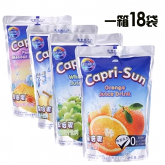 果倍爽 休闲饮料橙汁桃苹果白葡萄梨汁200ML 源自德国 品...