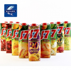 俄罗斯原装进口果汁J7牌果汁橙子味 共9种口味 纯天然果蔬汁