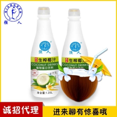厂家直销强人1.25L/500ML生榨椰汁 果蔬汁 夏天热销...