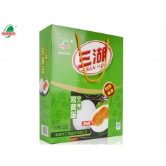三湖蛋品正宗高邮双黄蛋 三湖双黄蛋咸鸭蛋礼盒6只装超级