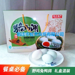 端午咸鸭蛋礼盒批发骆马湖野生咸鸭蛋 有机食品江苏特产食品