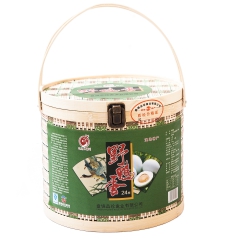 全国包邮厂家批发纯野生鸭蛋咸鸭蛋 高端送礼竹筐野鸭蛋