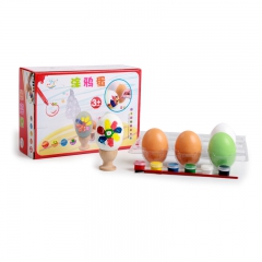 厂家直销木制仿真鸡蛋 绘画涂鸦蛋益智趣味环保过家家游戏玩具