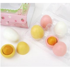 Mother Garden草莓系列仿真组装鸡蛋,过家家木制玩...