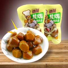 德食 铁蛋 盐焗鹌鹑蛋 休闲零食小吃 3粒装 散称批发1包5...