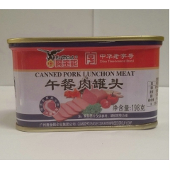 长期销售 鹰金钱午餐肉罐头198g 美味优质午餐肉罐头