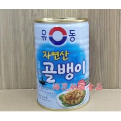 韩国风味 优东牌香螺 天然海螺肉罐头 海螺即食水产罐头 40...